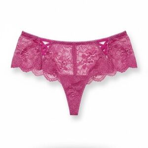 XOXO Lace Panties - Fuchsia